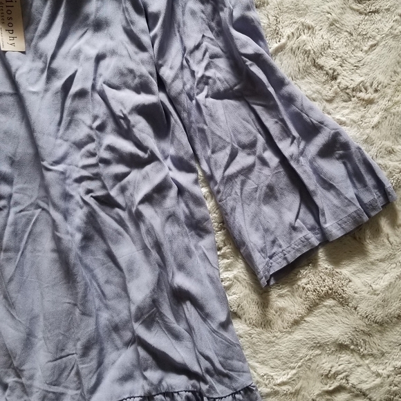 ✨️CL Philosophy Lavender Pink Yarn Tie Dangle Bead Shift Dress NWT Size L - Picture 3 of 8